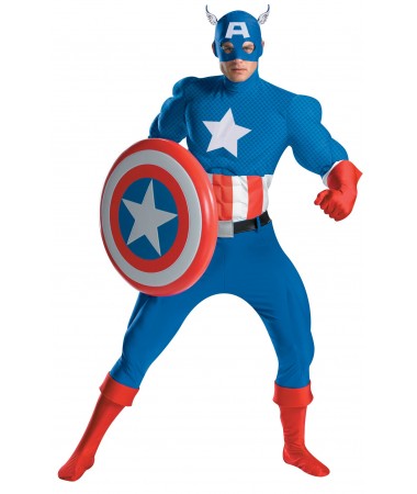 Captain America Deluxe Classic ADULT HIRE